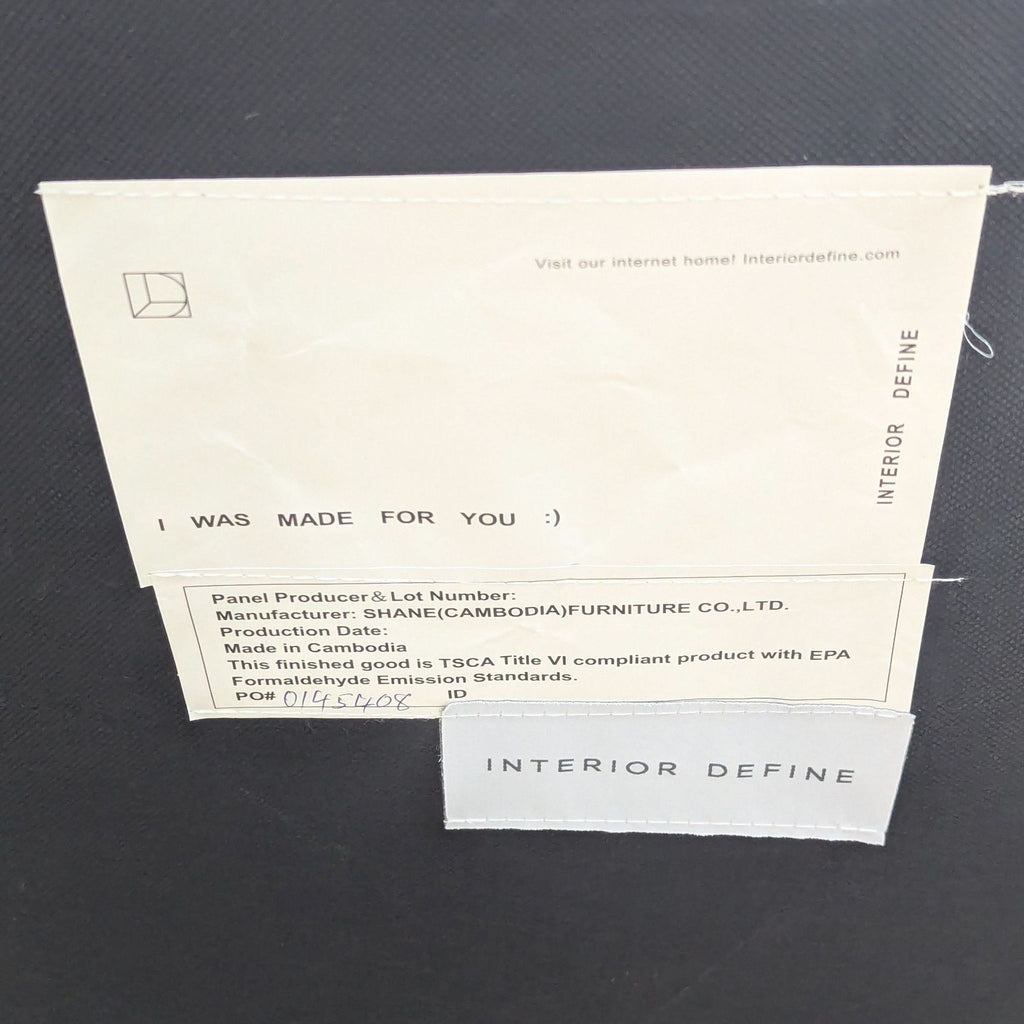 Interior Define Sloan Modern Lounge Chair