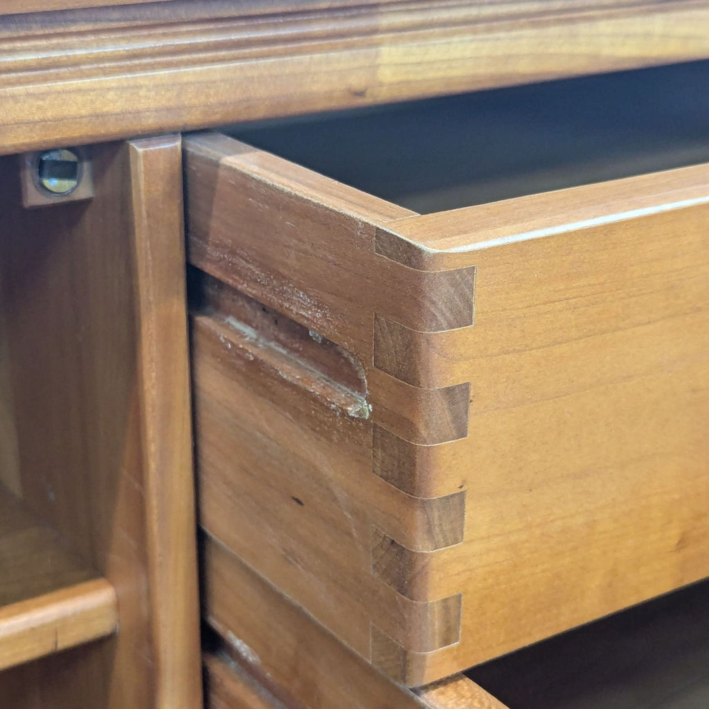 Five Drawer Wood Sideboard