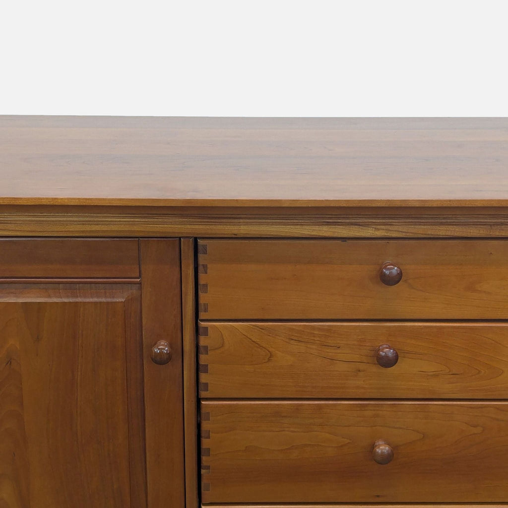 Five Drawer Wood Sideboard