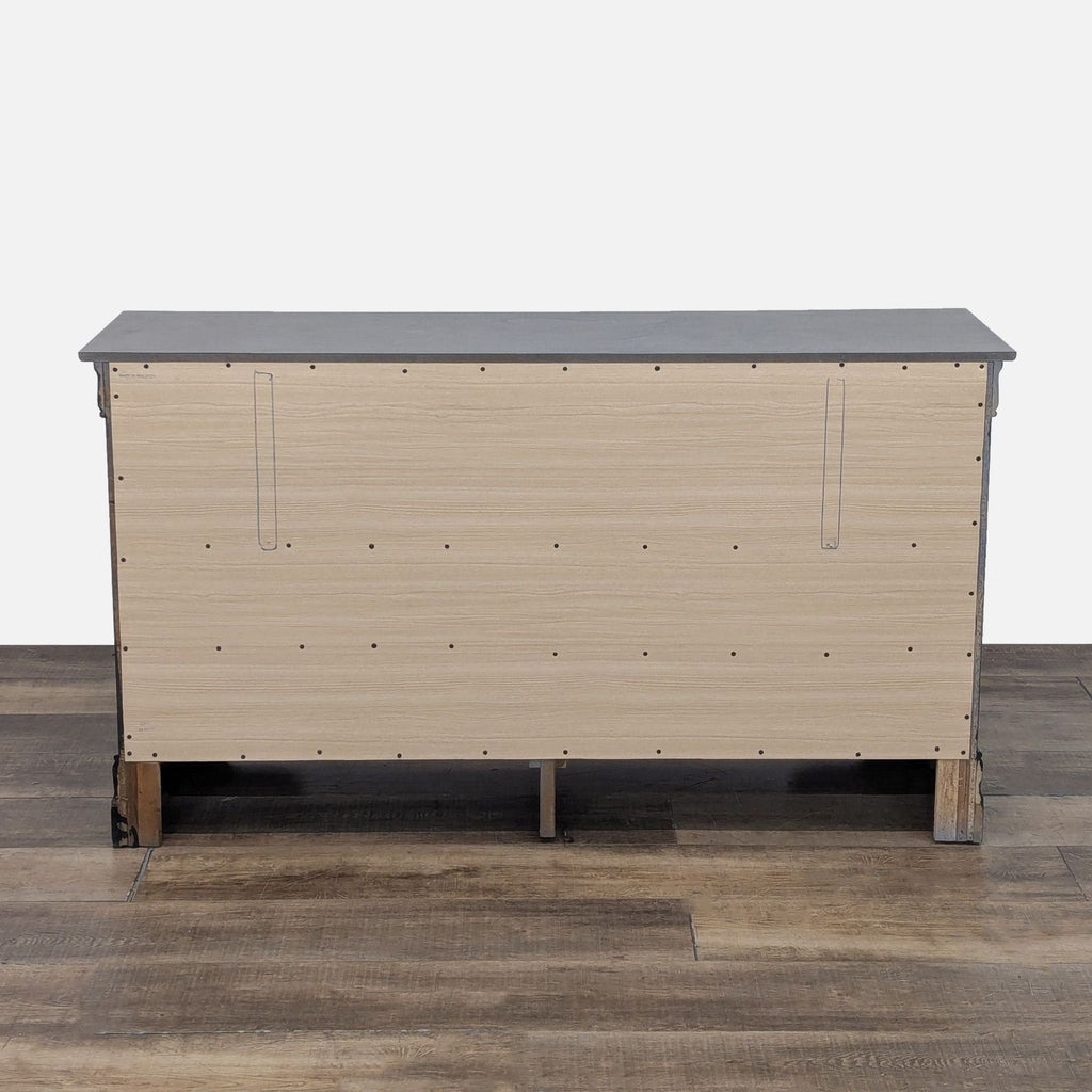 Classic 6 Drawer Gray Dresser