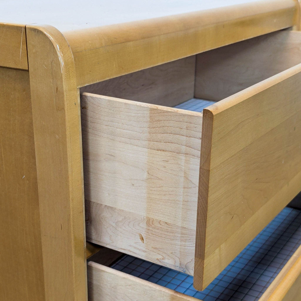 Stanley 4-Drawer Maple Wood Dresser