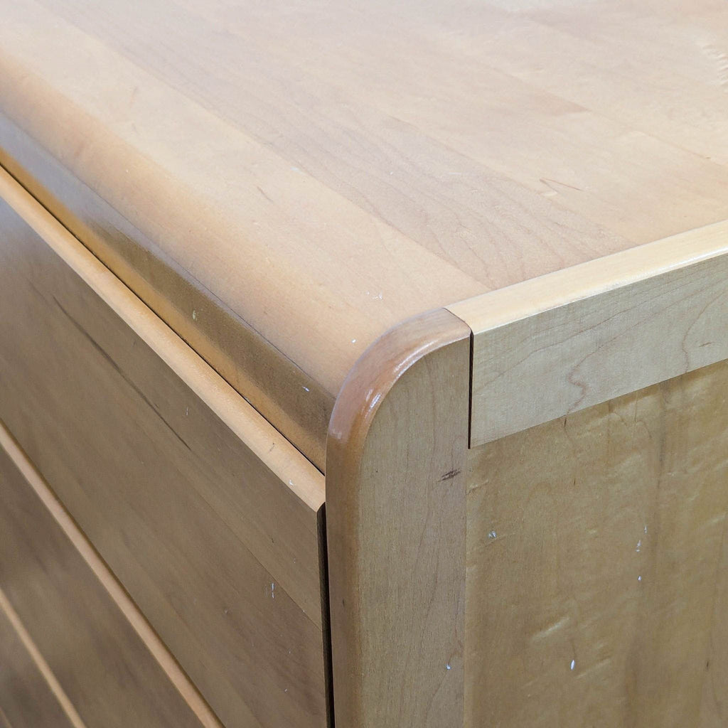 Stanley 4-Drawer Maple Wood Dresser