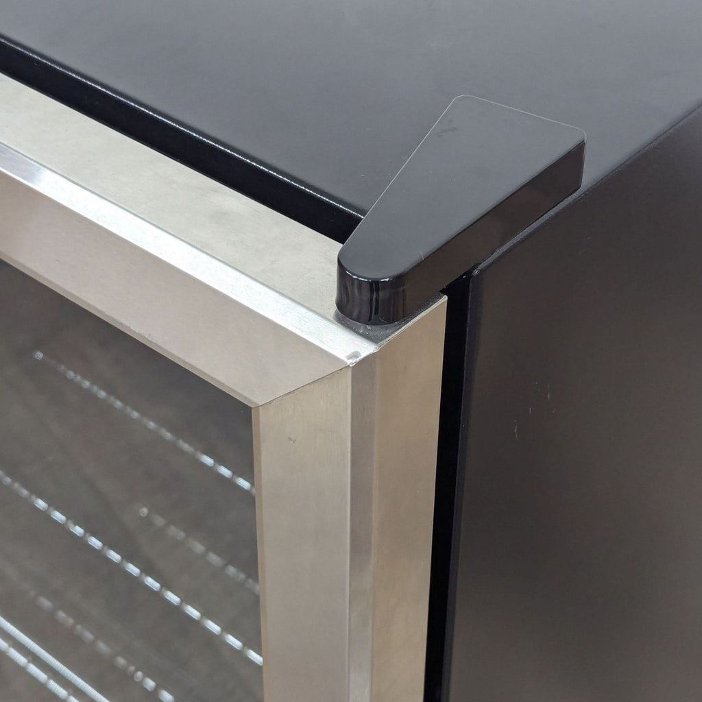 NewAir Compact Beverage Refrigerator with Glass Door