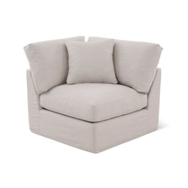 Modular sectional sofa with deep seats, plush pillows, and stain-resistant fabric by Sundays Furniture.