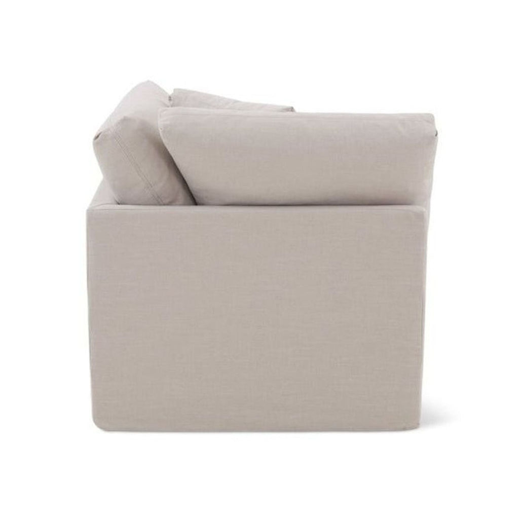 Sunday’s Get Together Corner Chair in Clay