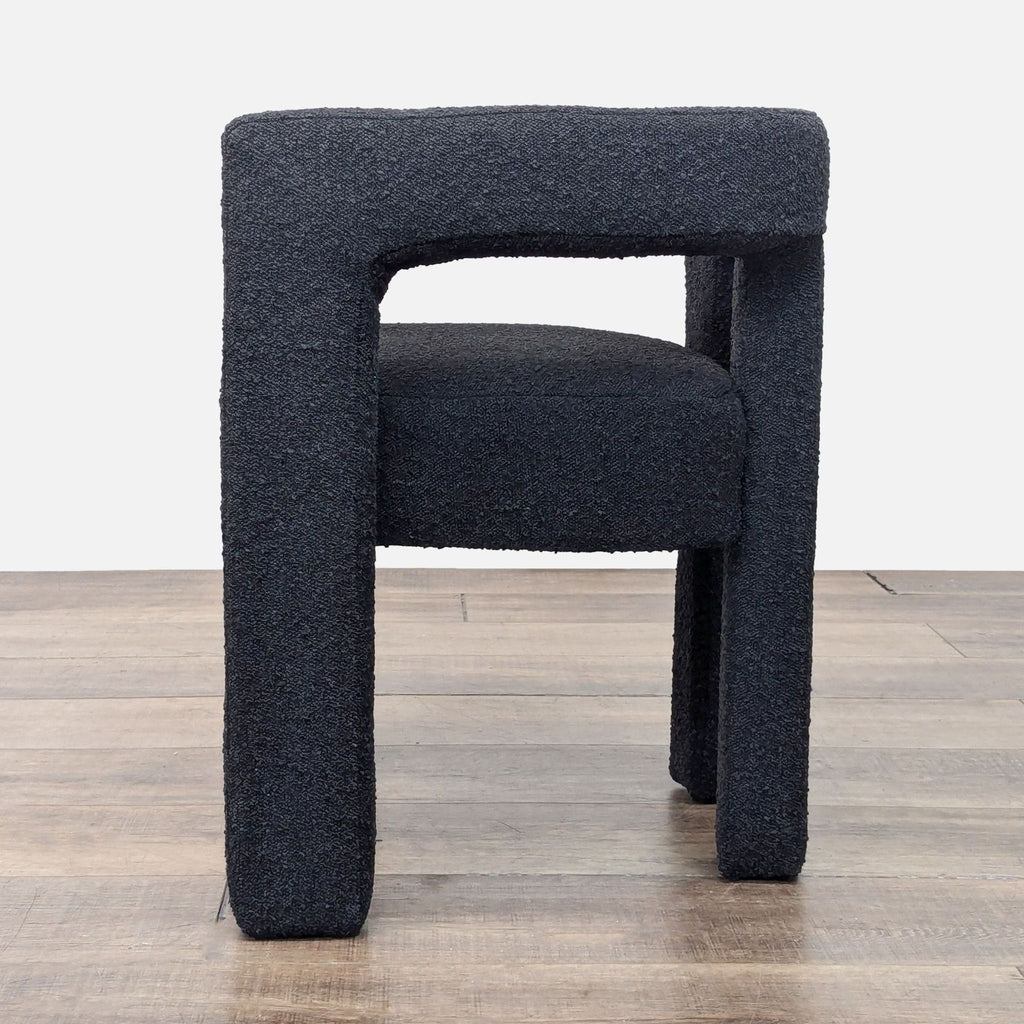 CB2 Stature Black Dining Armchair