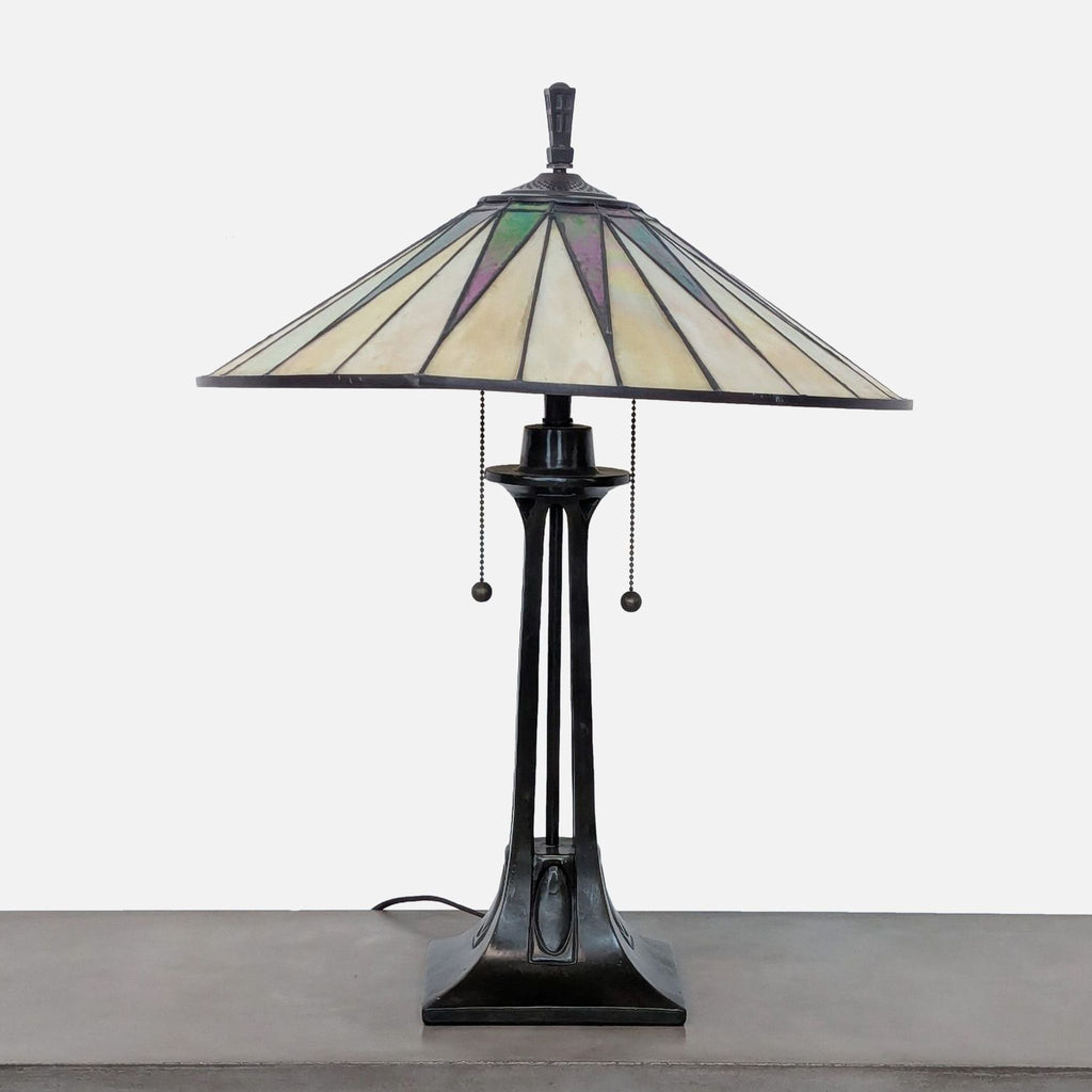 Thomasville Stained Glass Table Lamp