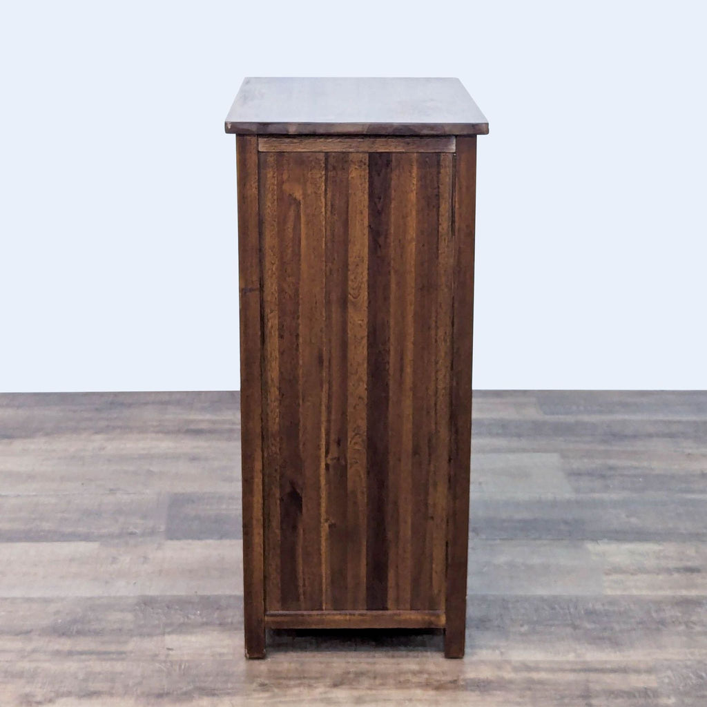 Wood One Drawer Wine Cabinet