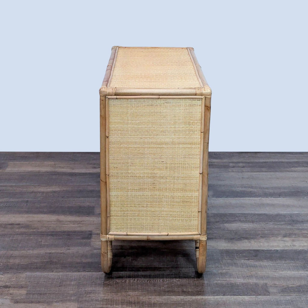 Urban Outfitters Melody Rattan Storage Cabinet