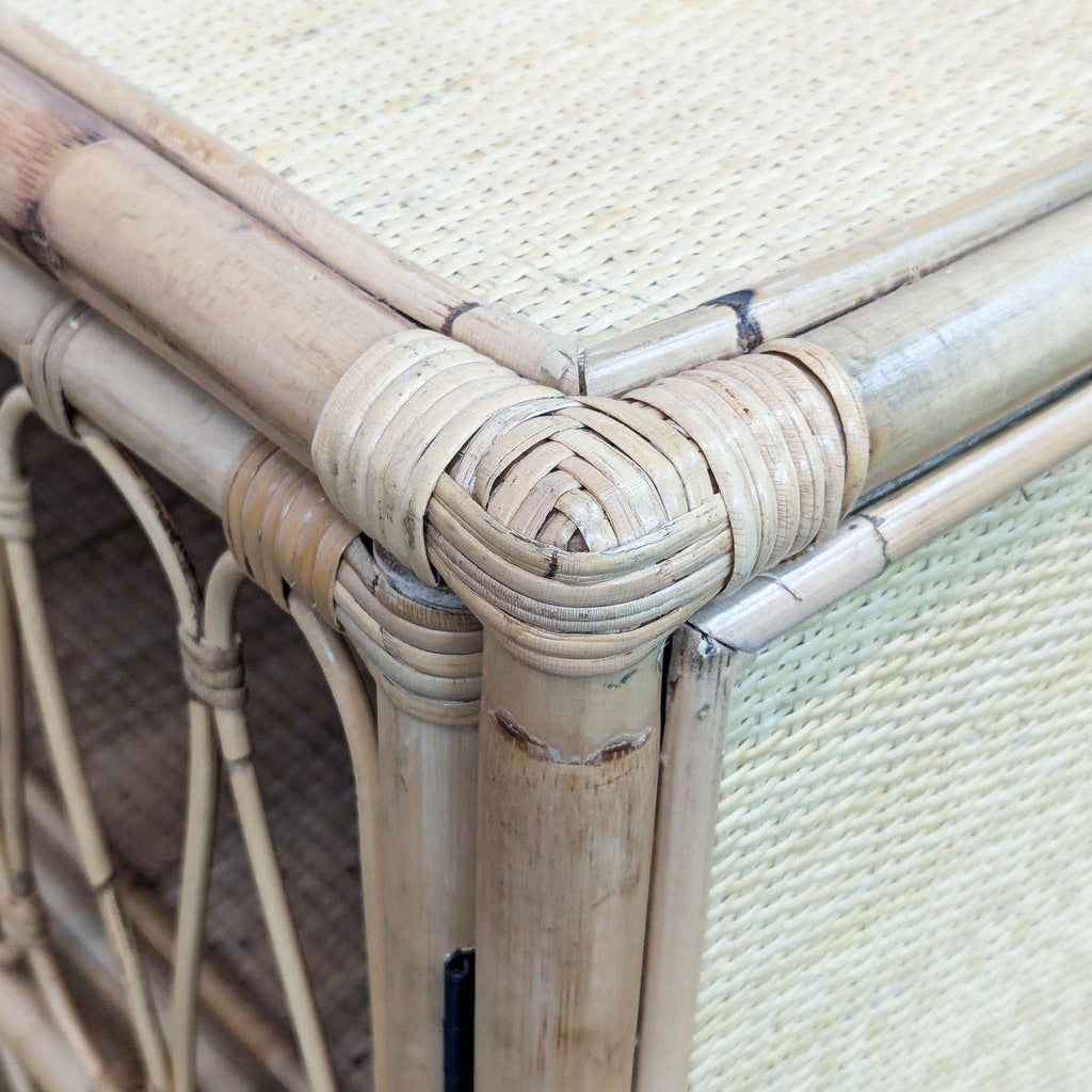 Urban Outfitters Melody Rattan Storage Cabinet