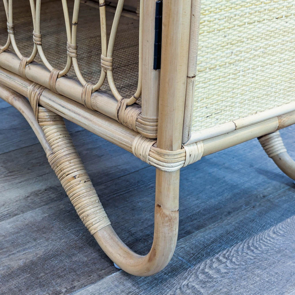 Urban Outfitters Melody Rattan Storage Cabinet