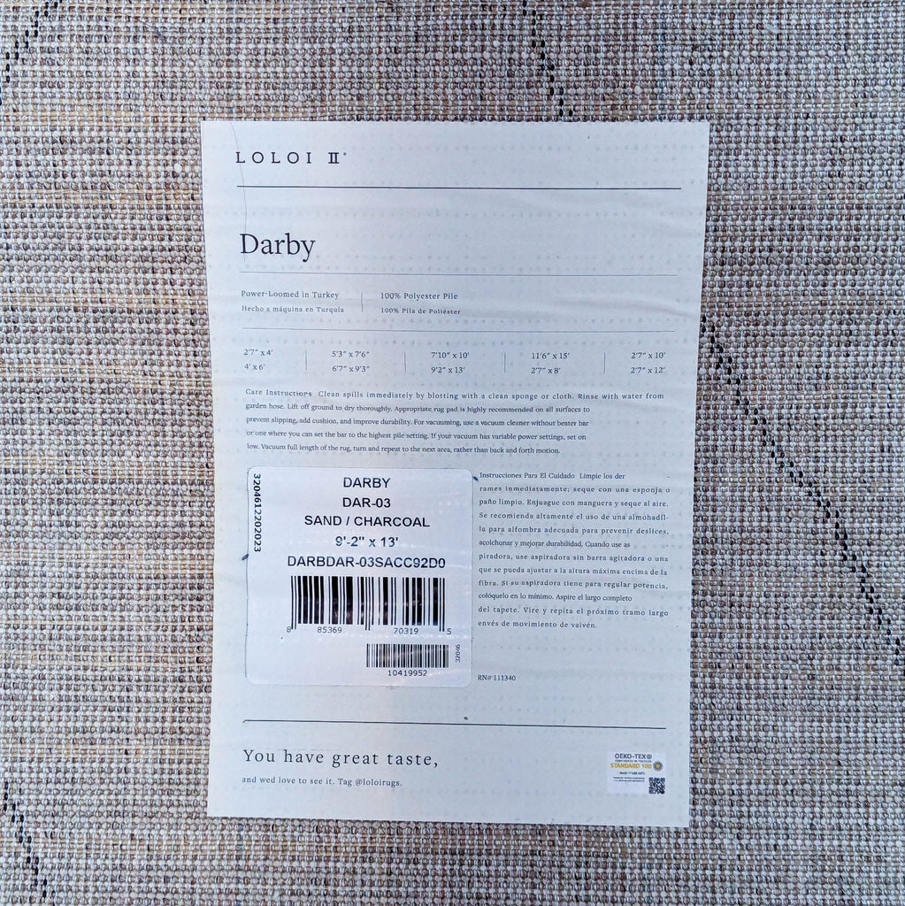 Loloi ll Darby Modern 9’2” x 13’ Area Rug