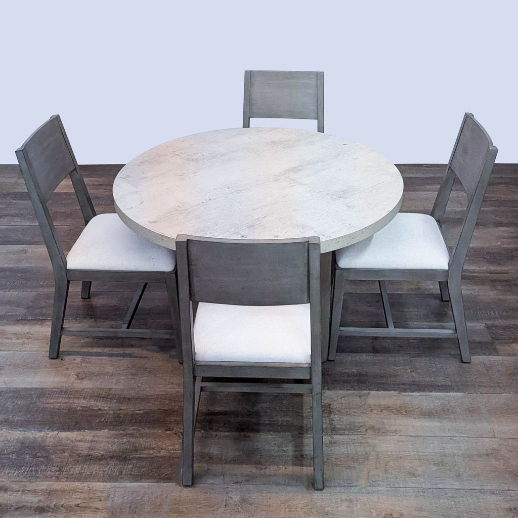 Living Spaces Vanya Modern 5 Piece Dining Set