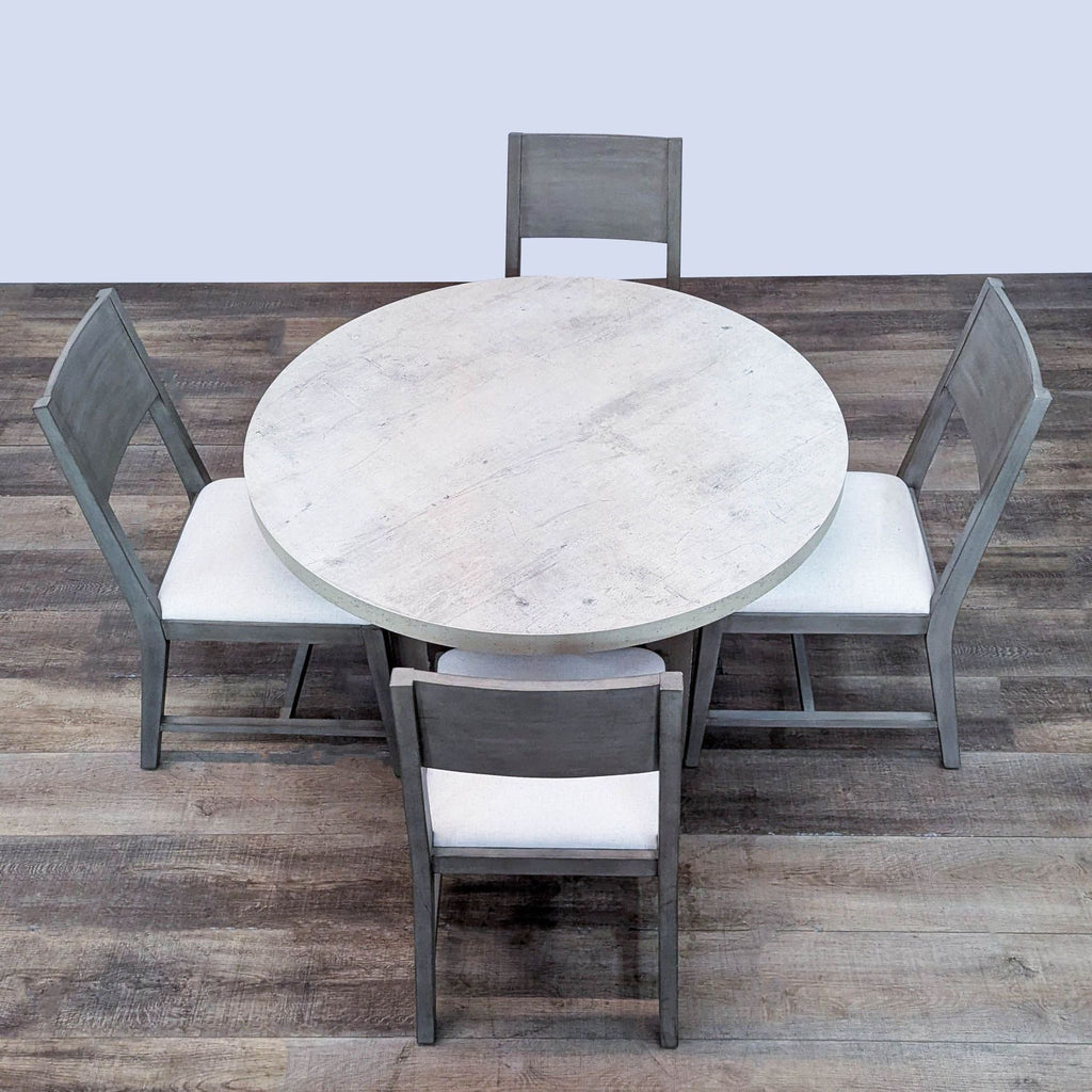 Living Spaces Vanya Modern 5 Piece Dining Set