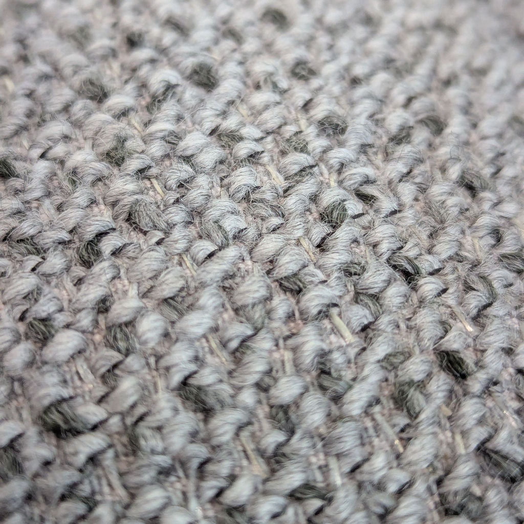 Custom Made Modern Gray Fabric Lounge Chair