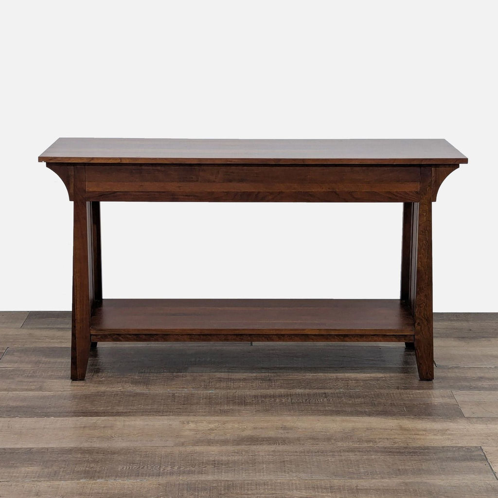 Ethan Allen Mission Style Console Table