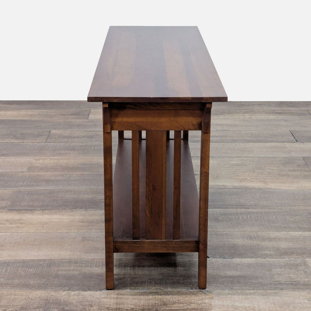 Ethan Allen Mission Style Console Table