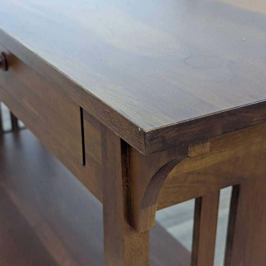 Ethan Allen Mission Style Console Table