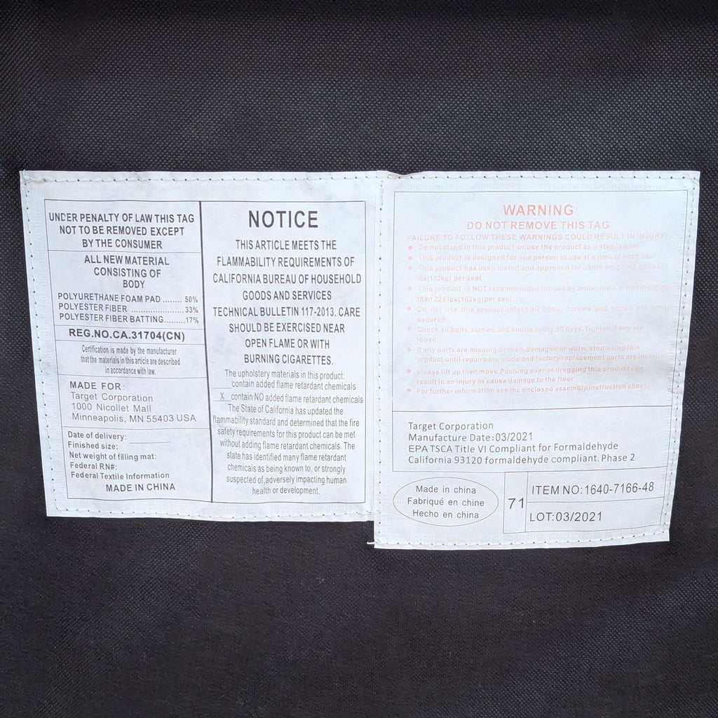 Threshold Tufeld Modern Armchair