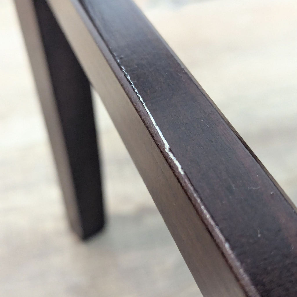 Wooden Bar Stool with Padded Seat