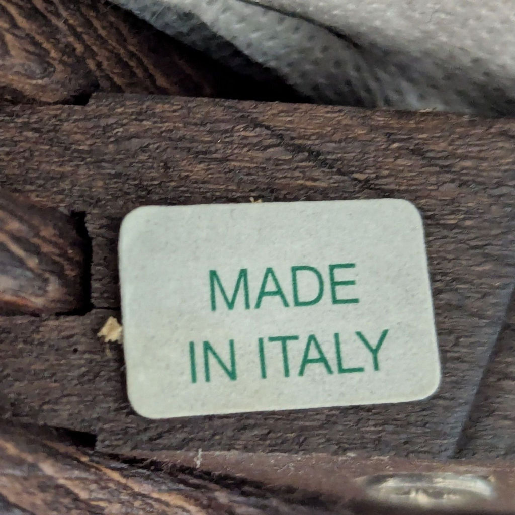 Wooden Bar Stool with Padded Seat