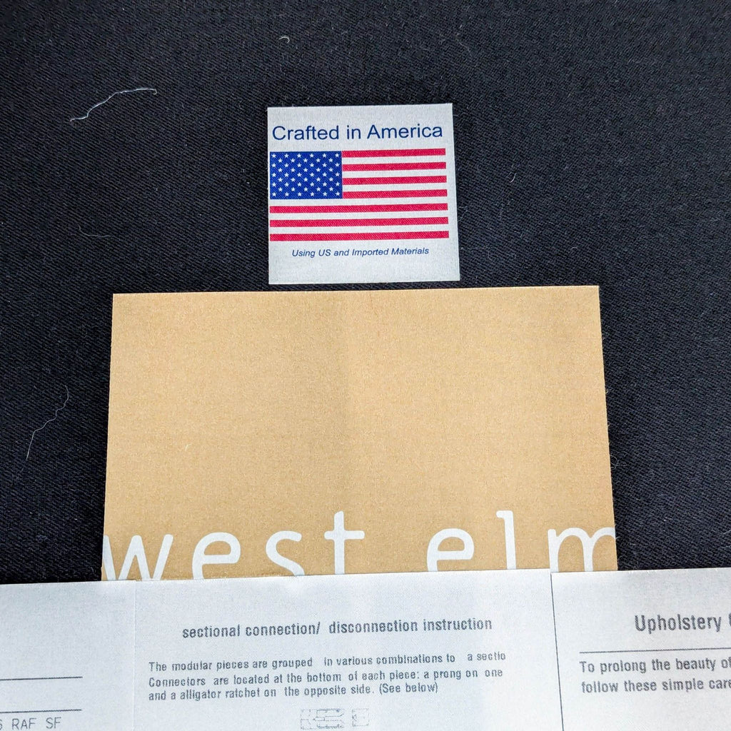 West Elm Harper Modern 2-Piece Chaise Sectional