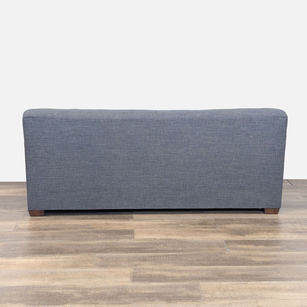 Transitional Gray Track Arm Sofa