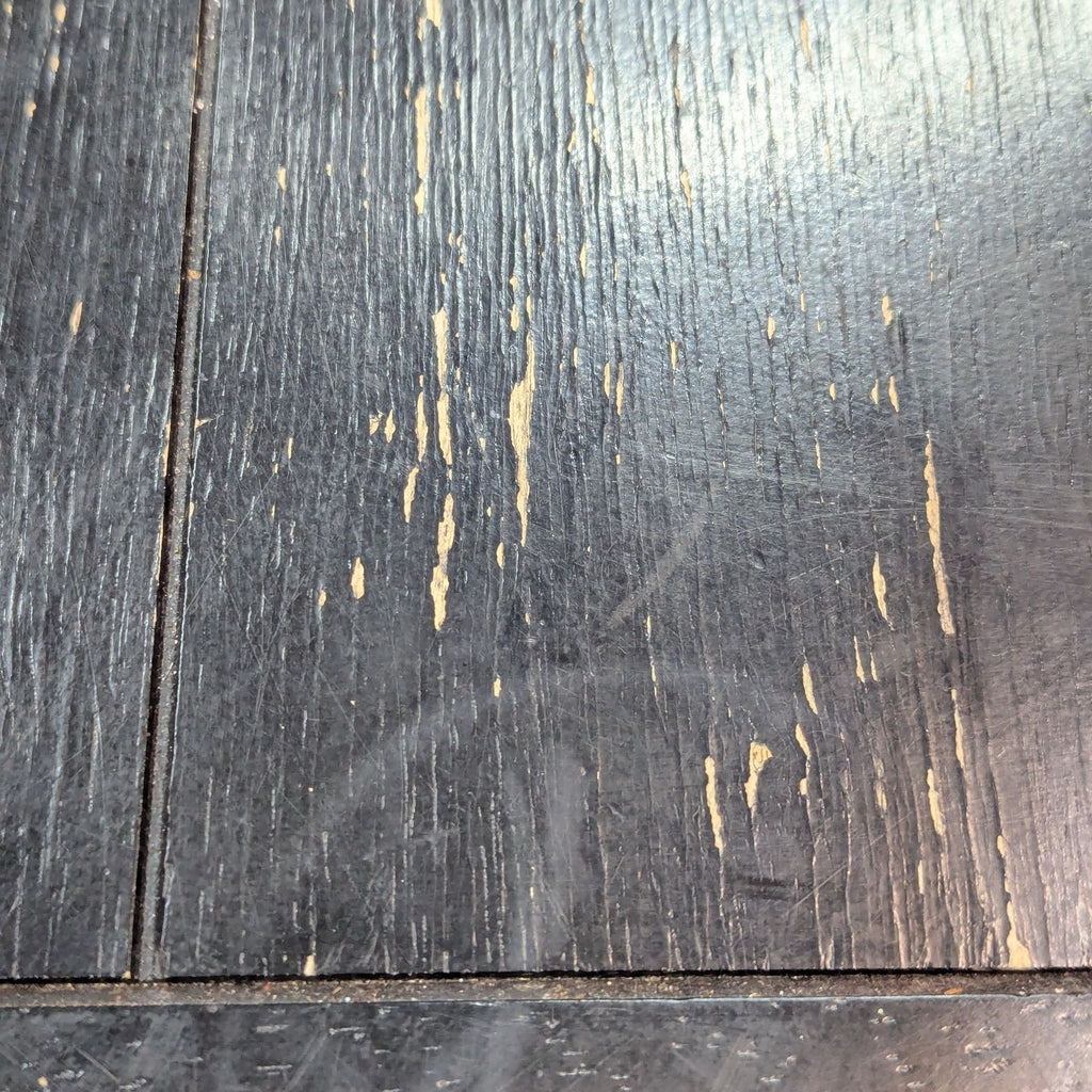 Cost Plus Expandable 6 Piece Black Farmhouse Dining Set