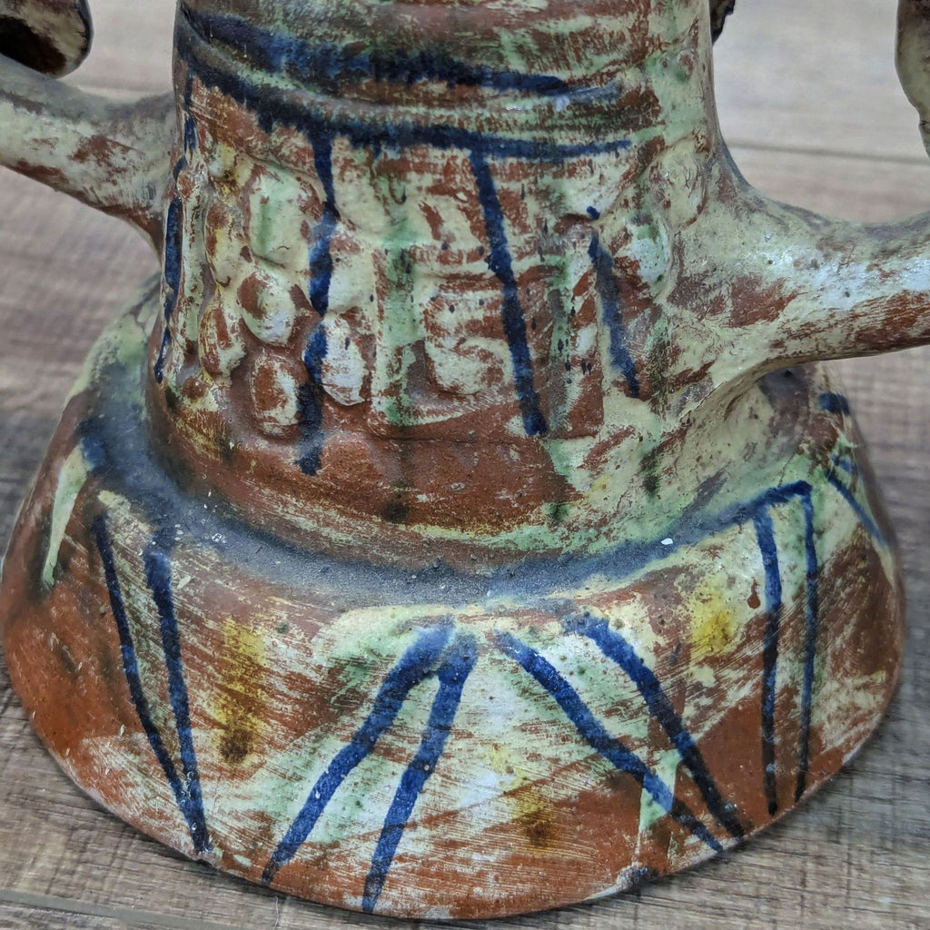 Mexican Terracotta Tree of Life Candelabra