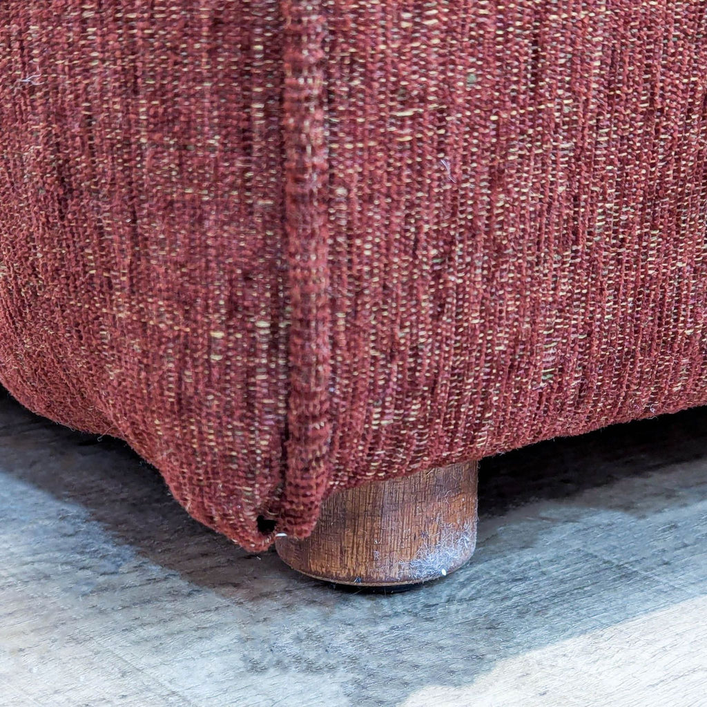 Red 3-Seat Sleeper Sofa with Queen Mattress