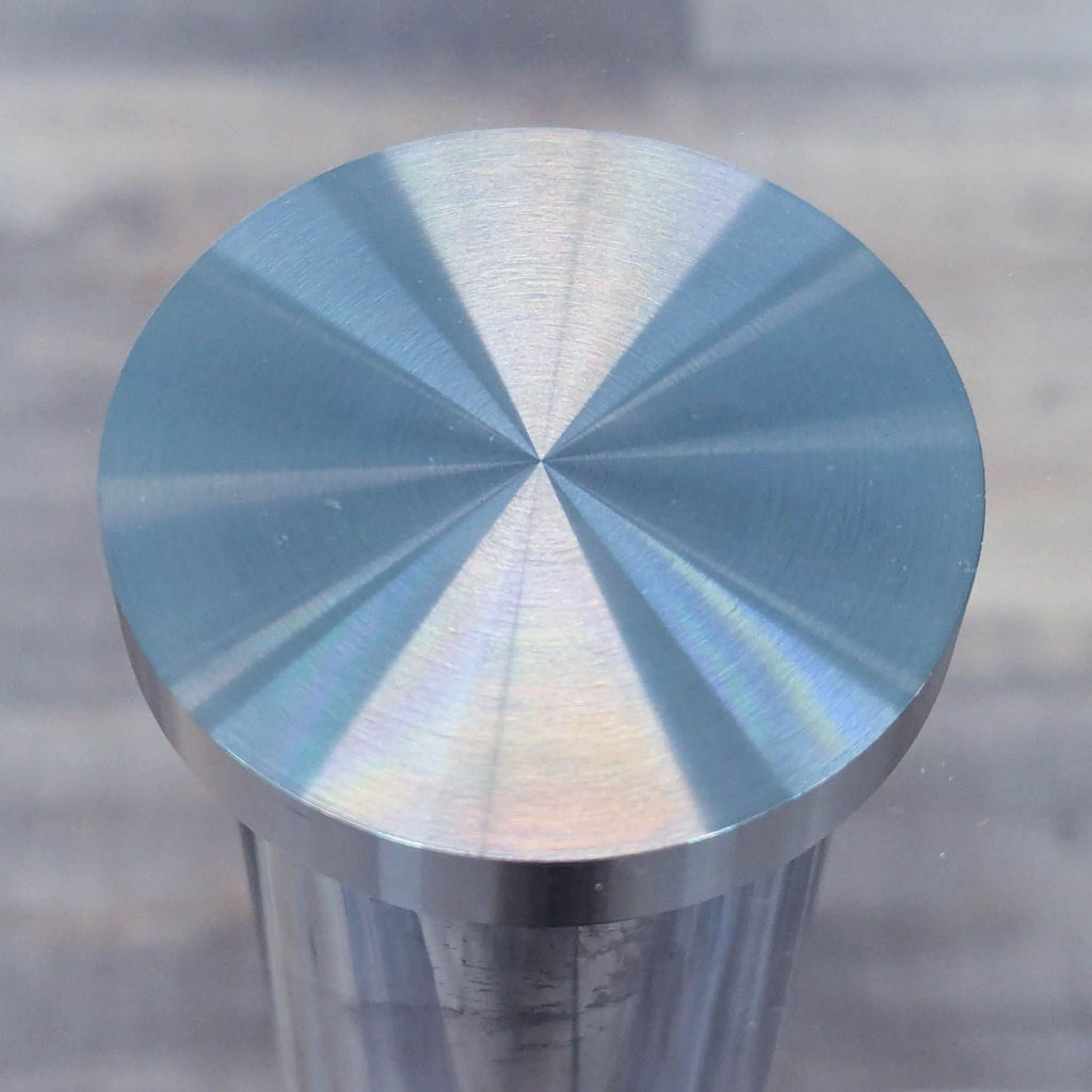 Chrome and Glass Bar Height Table