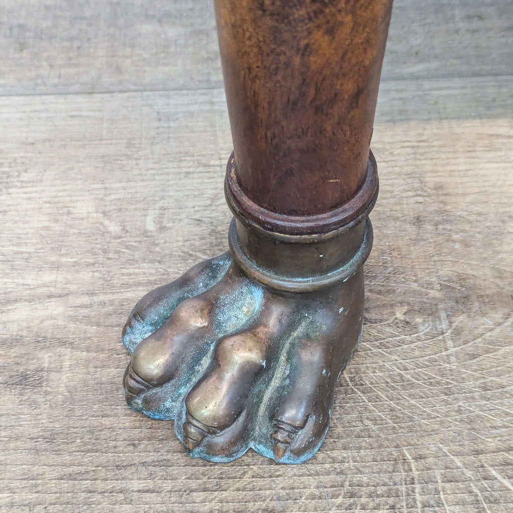 Vintage Two Drawer Marble Top Coffee Table