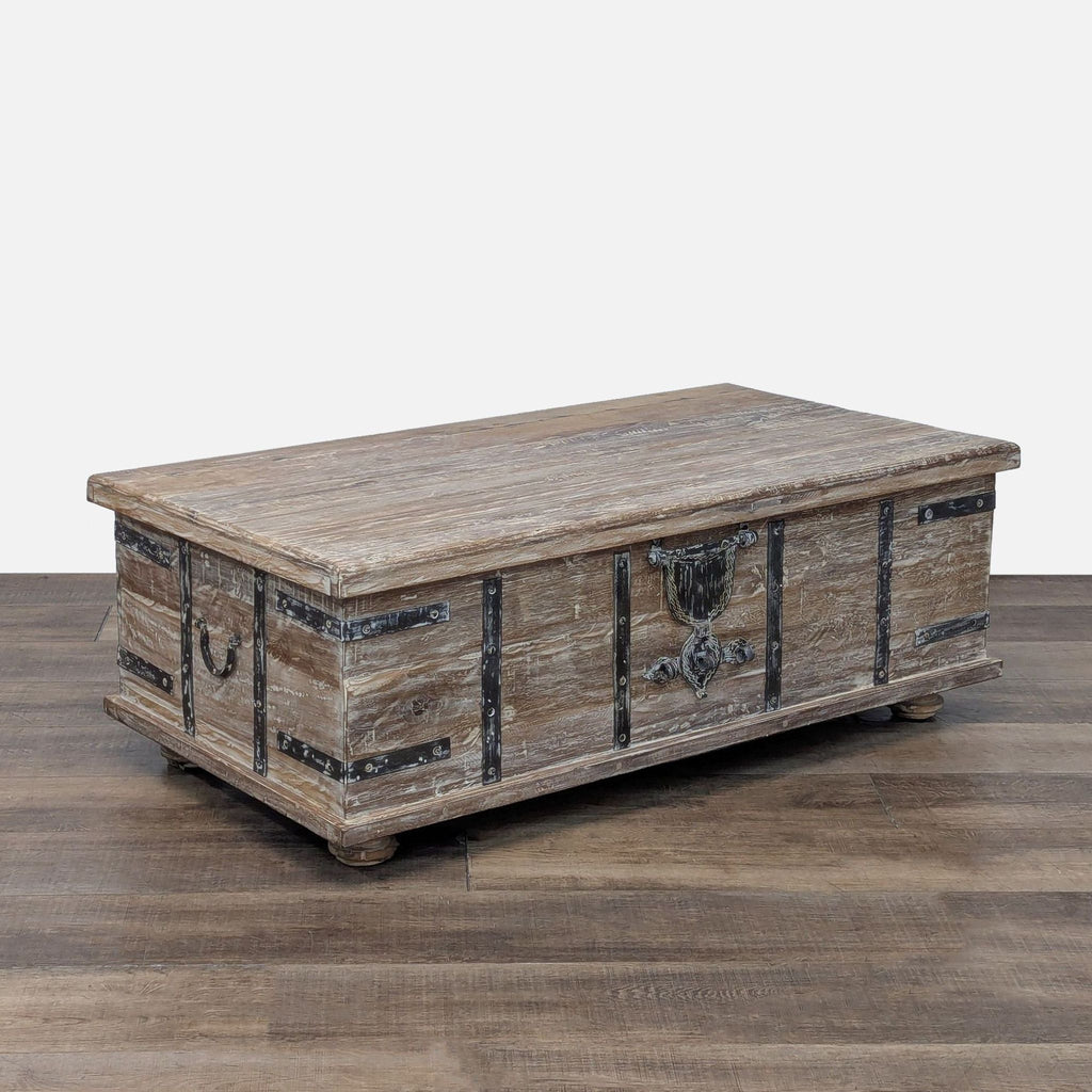 Pottery Barn Kaplan Trunk Coffee Table