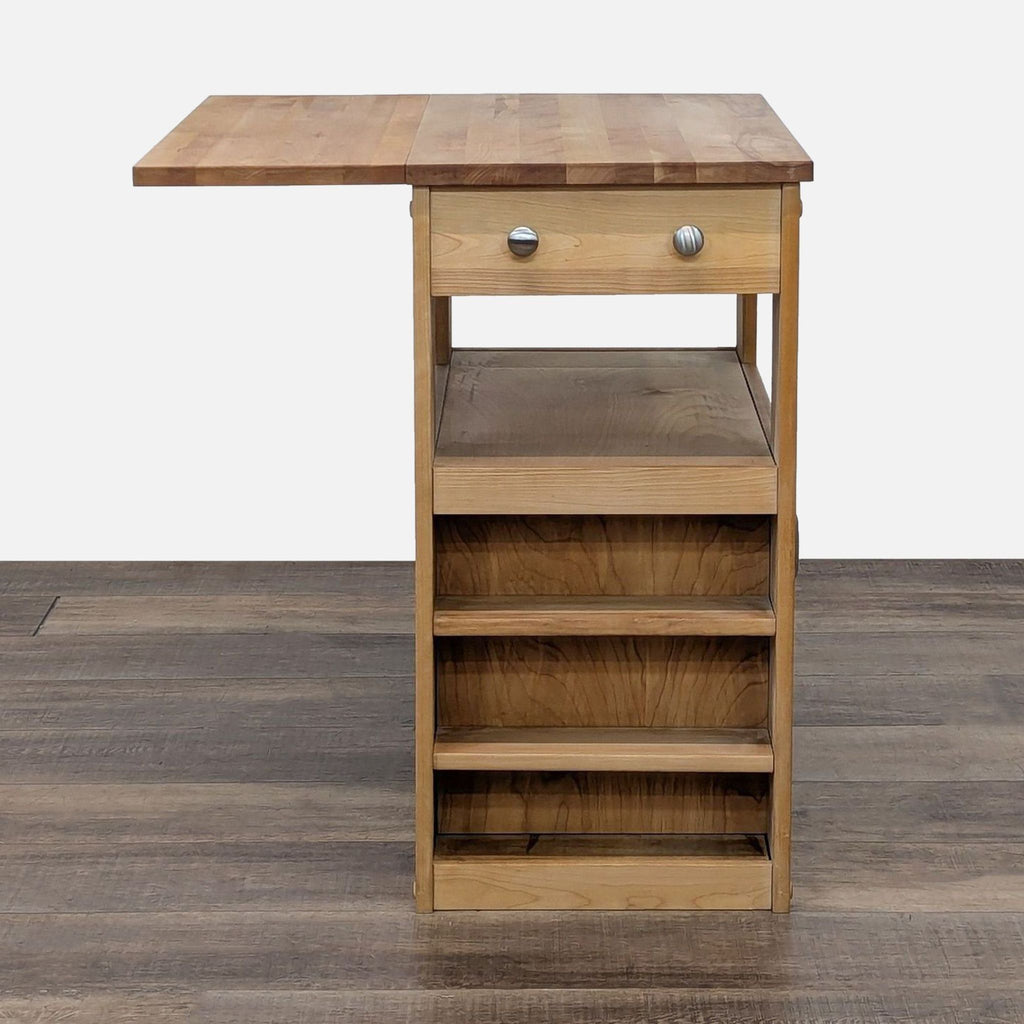 Crate & Barrel Wood Kitchen Island