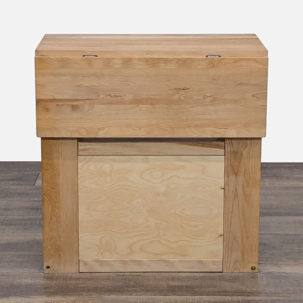 Crate & Barrel Wood Kitchen Island