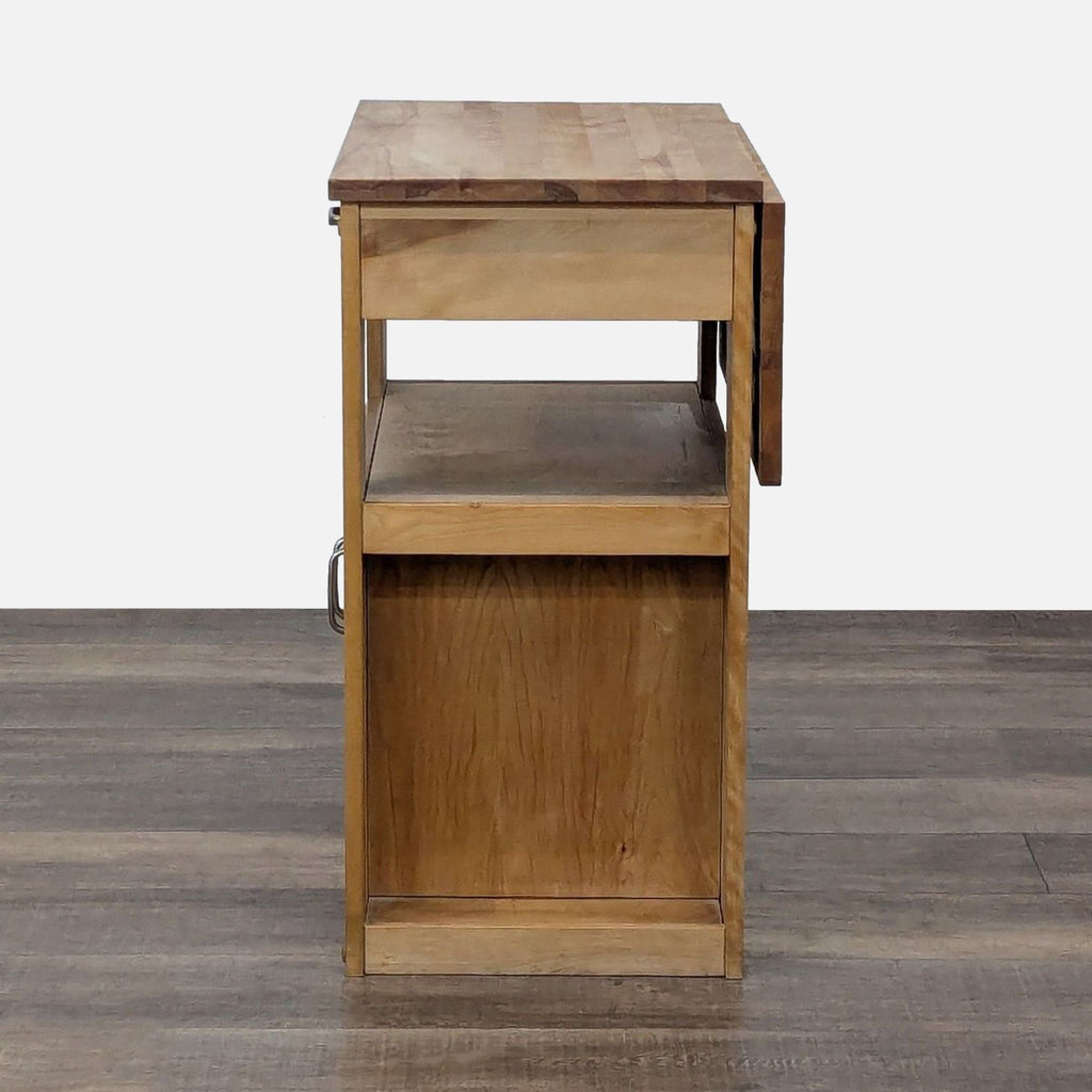 Crate & Barrel Wood Kitchen Island