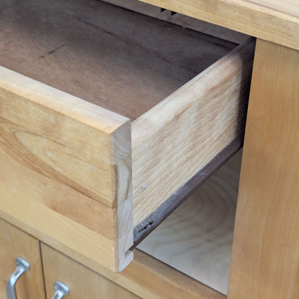 Crate & Barrel Wood Kitchen Island