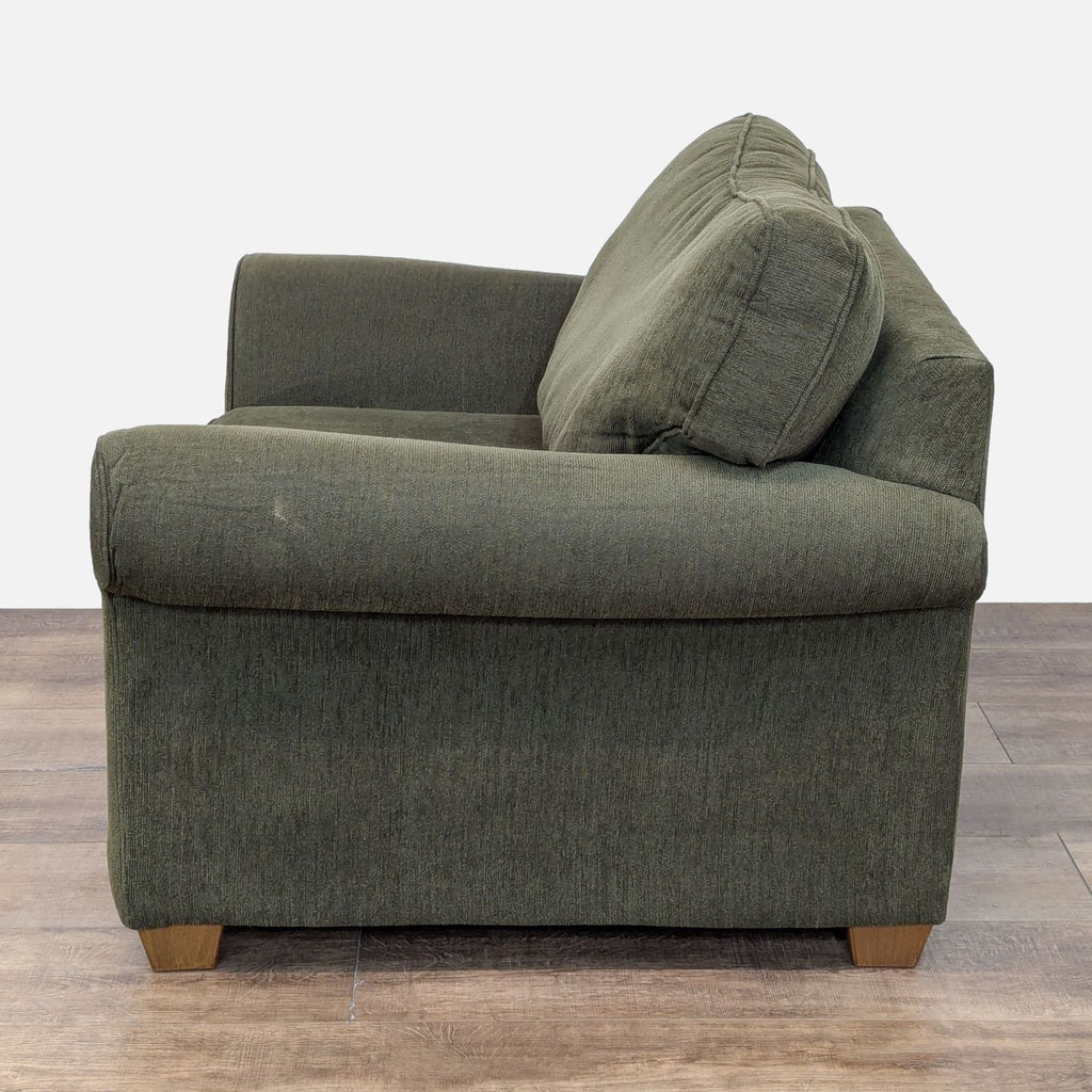 Bauhaus TransitionalGreen Chair and a Half