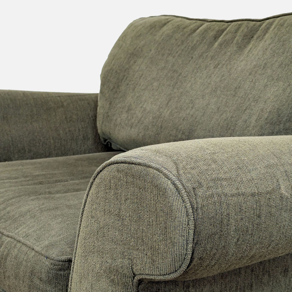 Bauhaus TransitionalGreen Chair and a Half