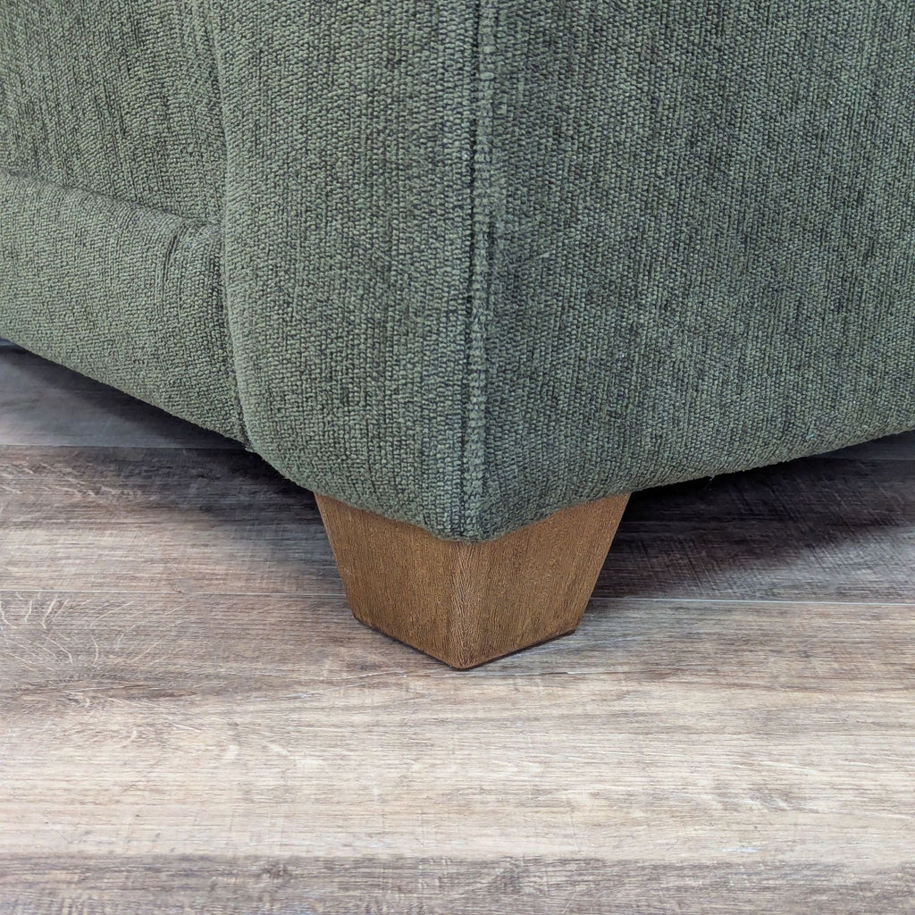 Bauhaus TransitionalGreen Chair and a Half