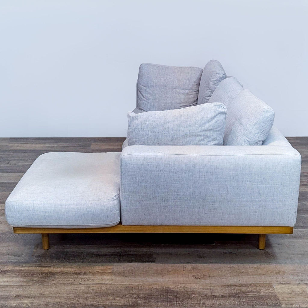 West Elm Newport 2-Piece Modern Chaise Sectional