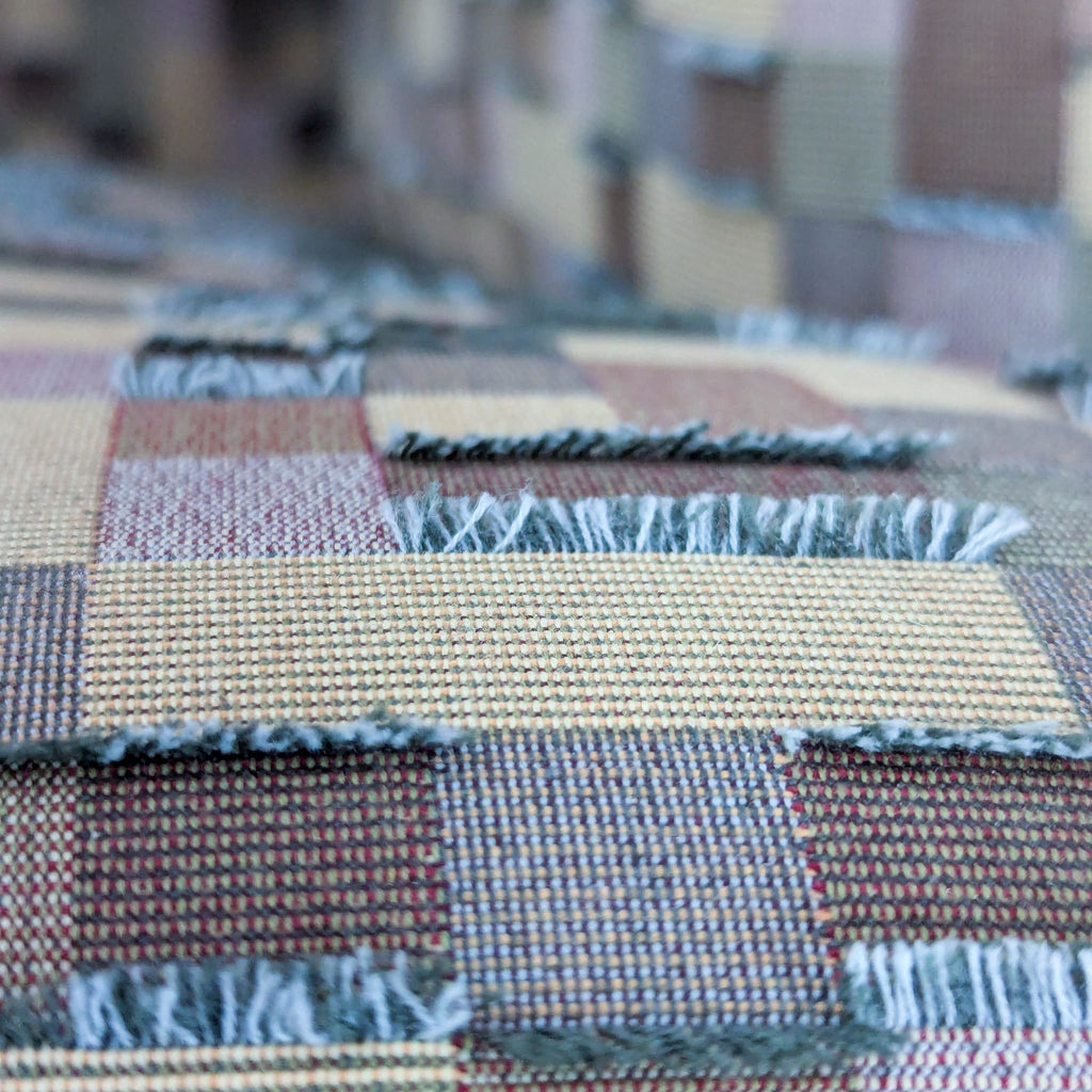 Contemporary Accent Armchair with Geometric Upholstery