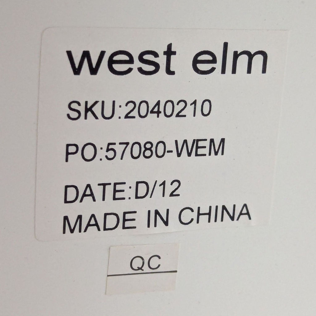 West Elm Modern Round 3-Piece Dining Set