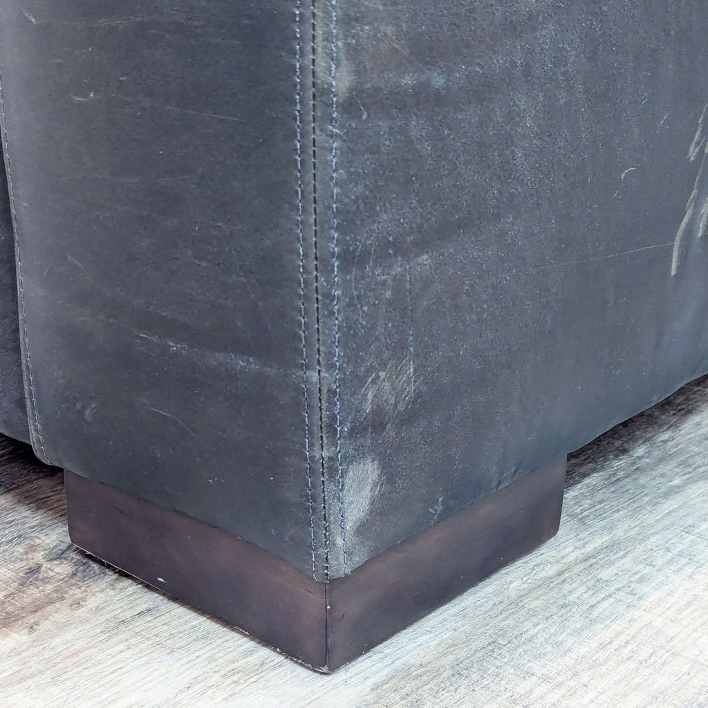 Restoration Hardware Maxwell Leather Sofa