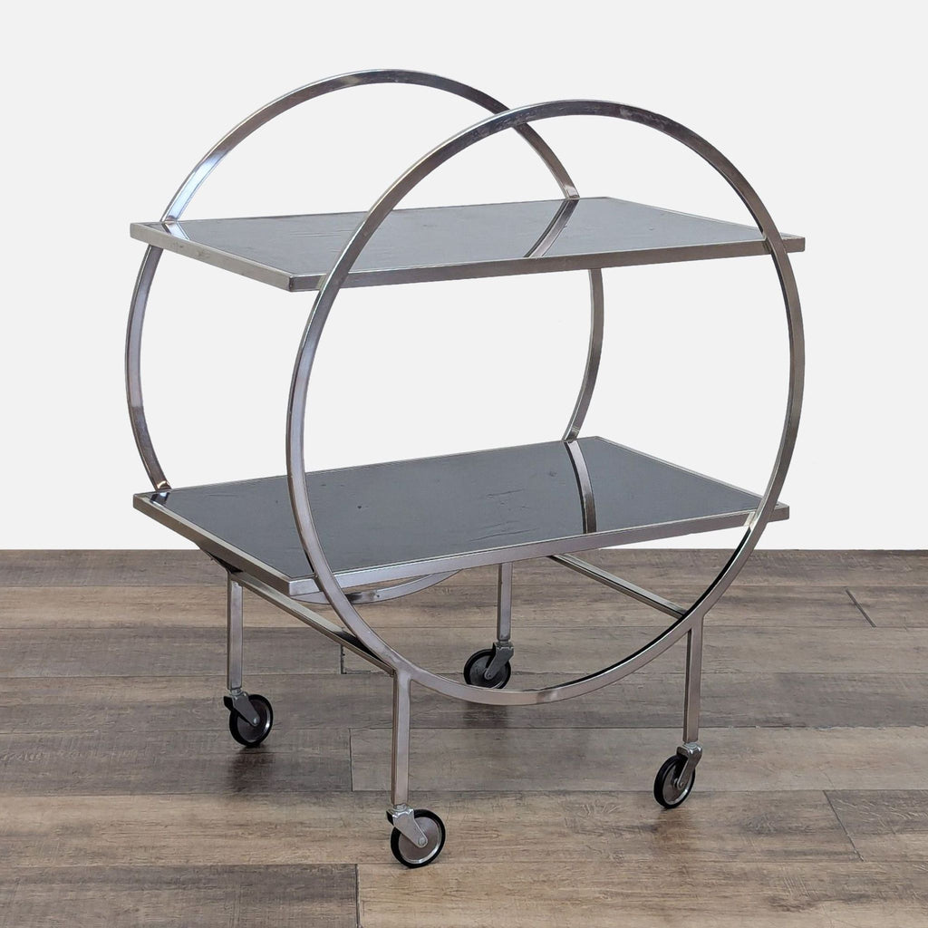 Two Shelf Bar Cart