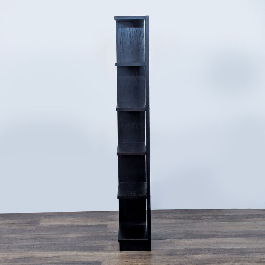 CB2 Modern Black Bookshelf