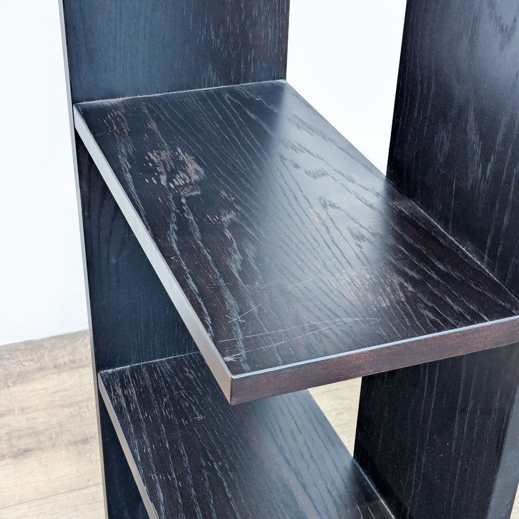 CB2 Modern Black Bookshelf