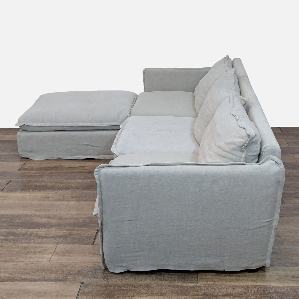 Sixpenny Neva 4-Piece Modern Sectional Sofa