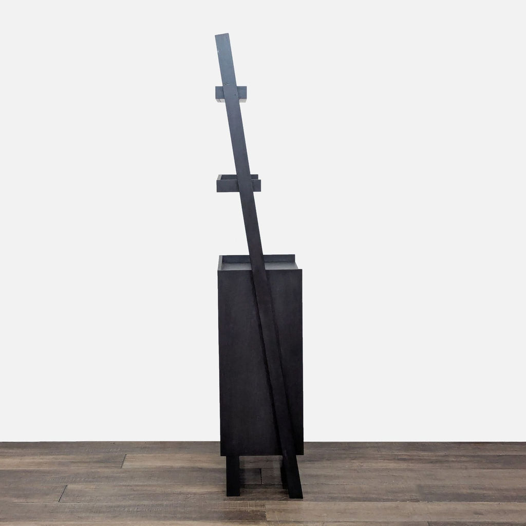 Crate and Barrel Sloane 3-Piece Leaning Wine Bar Bookshelf