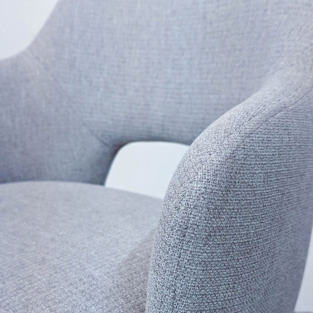 Upholstered Bar Stool with Metal Legs